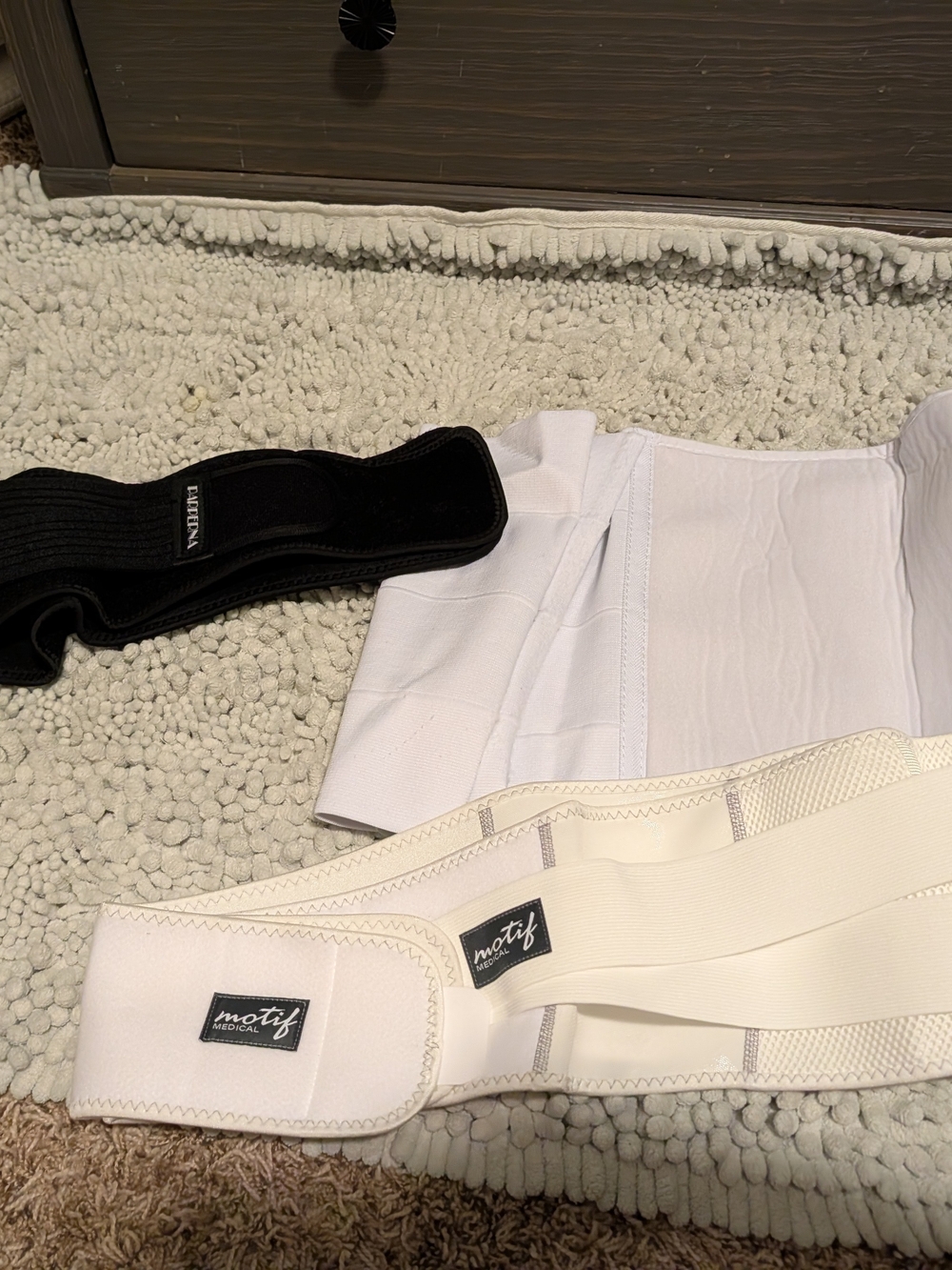 Support Belts for New Moms- White and Black